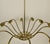 1950s Mid-Century Brass Chandelier from Rupert Nikoll, Austria, 1961 For Sale - Image 5 of 16