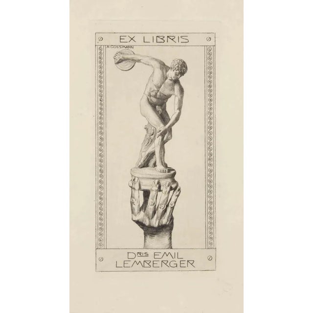 Etching realized by Alfred Cossmann (1870-1951) in the early 20th century. Not signed. Very good condition. This piece is...