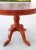 Custom Orange Painted Pedestal Table, Made to Order by Petersen Antiques For Sale - Image 9 of 11