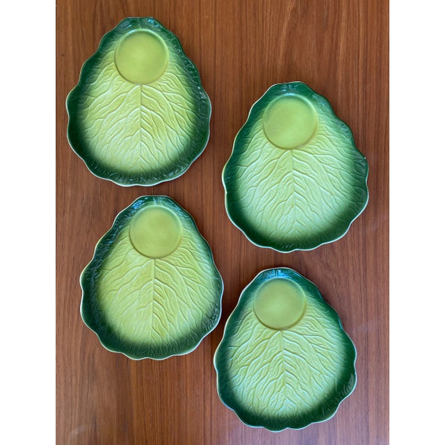 Vintage Holt Howard Lettuce Plates Set of 4 Chairish