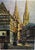 St. Corentin Cathedral in Quimper, Brittany, France, unsigned, oil on plywood, crack in the lower right corner (partially...