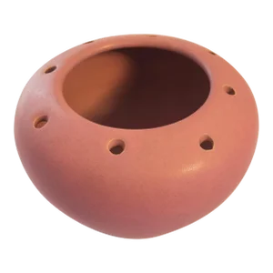 Vintage North Dakota Rosemeade Pink Pottery Vase
