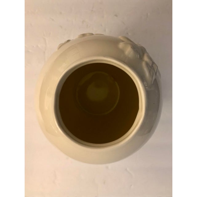 1970s Blanc De Chine Floral Vase For Sale - Image 6 of 8