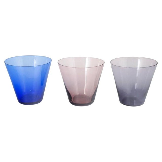 Small Mid-20th Century Kimara Glasses by Kaj Franck for Nuutajärvi Notsjö, Set of 3 For Sale - Image 5 of 5