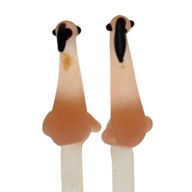 1980s 21 Piece Mid-Century Tropical Hula Girl & Flamingo Cocktail Swizzle Sticks For Sale - Image 13 of 18