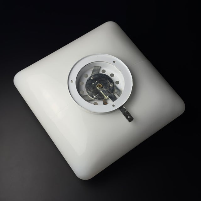 Mid-Century Modern Mid-Century Modern Ceiling Lamp in Stained Glass from De Majo, 1970s For Sale - Image 3 of 17