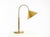 Mid-Century Modern Large Mid-Century Modern Brass Table Lamp with Conical Shade, 1960s For Sale - Image 3 of 18
