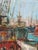 Eric With, Port of Gothenburg, 1960s, Oil on Canvas, Framed For Sale - Image 11 of 18