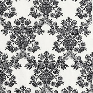 Schumacher Carolina Fabric in Ebony For Sale