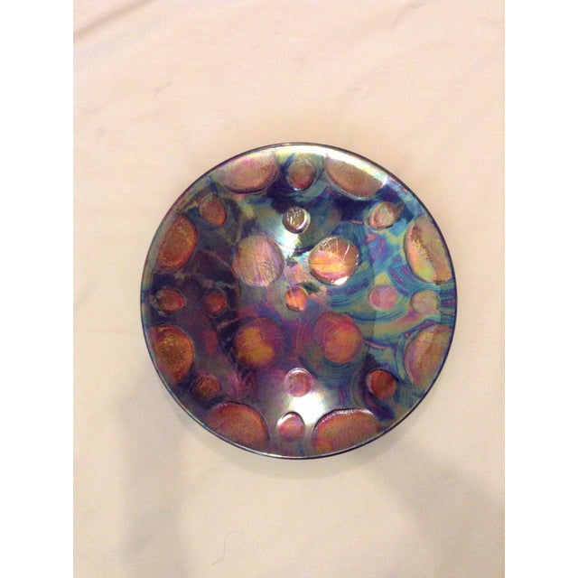 Vintage 1970's Poole Pottery England Abstract Large Plate Chairish