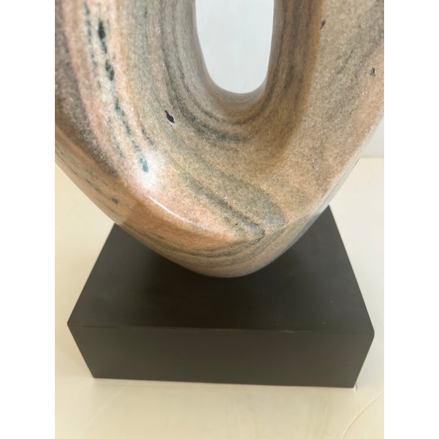 Abstract Marble Tabletop Sculpture For Sale - Image 4 of 11