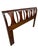 Elevate your bedroom with this iconic Mid-Century Modern Kent Coffey Perspecta walnut headboard, designed to fit both full...