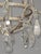 Contemporary Contemporary Wrought Iron Chandelier With Clear & Rock Crystals For Sale - Image 3 of 7