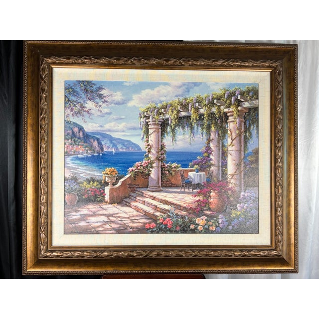 Indulge in a sun-drenched escape with this magnificent, matching pair of fine art prints by renowned artist Sung Kim....