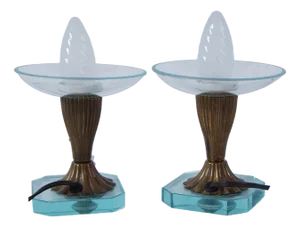Art Deco Style Table Lamps, 1940s, Set of 2