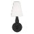 Thomas O'Brien by Visual Comfort Studio Ziba 1-Light Sconce in Aged Iron For Sale
