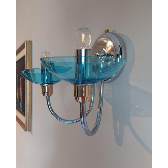 1970s Vintage Wall Lights from Fontana Arte, 1970s, Set of 2 For Sale - Image 5 of 10