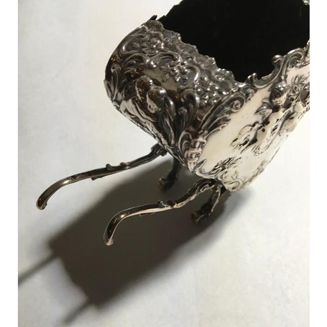 Late 19th Century Baroque Sterling Silver Box Little Love Cart, Italy, 1890 For Sale - Image 18 of 18