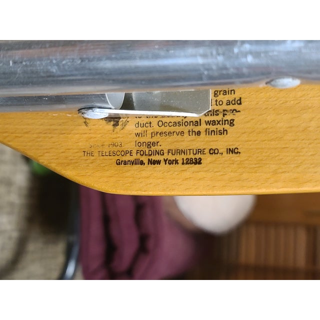1960s Yellow Telescope Tube Furniture Company Outdoor Chairs - Set of 2 For Sale - Image 11 of 12