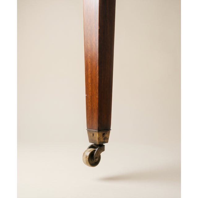 Flame Mahagony "Carlton" Edwardian Desk 1920's For Sale - Image 12 of 15