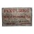 Early 20th Century Fulton Market Butchers Products Co. Hand-Painted Tin Trade Sign For Sale