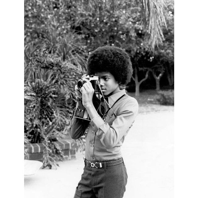 Michael Jackson Home Photo Shoot LOS ANGELES - APRIL 20: Michael Jackson poses for a photo shoot at his Hollywood Hills...