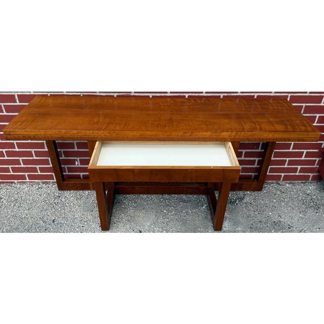 Founders Furniture Company Minimalist Wooden Console Table by Founders Furniture Company For Sale - Image 4 of 10