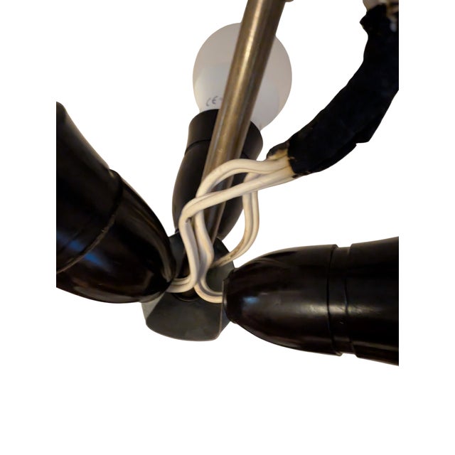 Large Finnish Model 75-204 Flush Mount attributed to Lisa Johansson-Pape for Orno / Stockmann, 1950s For Sale - Image 12 of 14