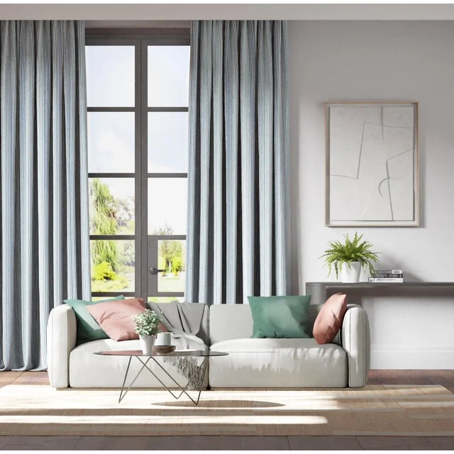 A versatile striped fabric on a lovely neutral ground Calla‚Äôs satin weave has a subtle movement of colour running...