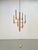 Brutalist Twisted Spool Candle Chandelier in Wood, 1960s For Sale - Image 4 of 9