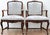 Here is a stunning pair of French Loius XV Style bergere chairs newly professionally refurbished with all new upholstery...