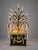 Brass Mid 20th Century Maison Jansen Style Hollywood Regency Brass and Cut-Glass Floral Table Lamp For Sale - Image 8 of 11