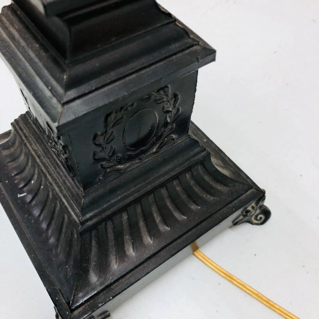 Vintage Robert Abbey Neoclassical Style Lamp For Sale - Image 9 of 13