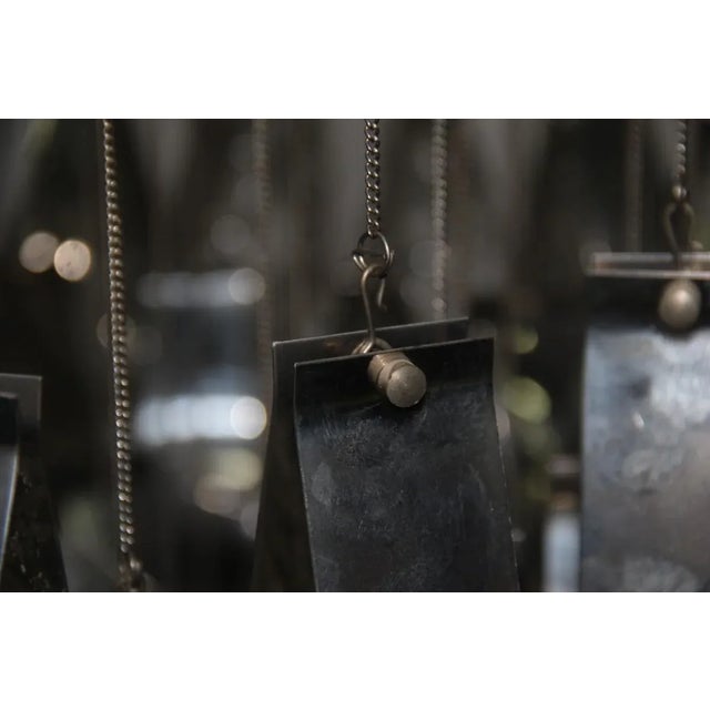 Steel & Glass Waterfall Ceiling Lamp, 1970s For Sale - Image 18 of 18