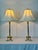 1960s Mid Century Attributed to Frederick Cooper Brass Candlestick Style Table Lamps on Tripodal Legs With Paw Feet For Sale - Image 10 of 11