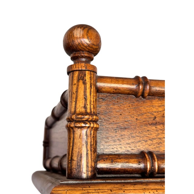 Vintage Coastal Faux Bamboo China Display Curio Cabinet Rattan Wood Glass For Sale - Image 9 of 16