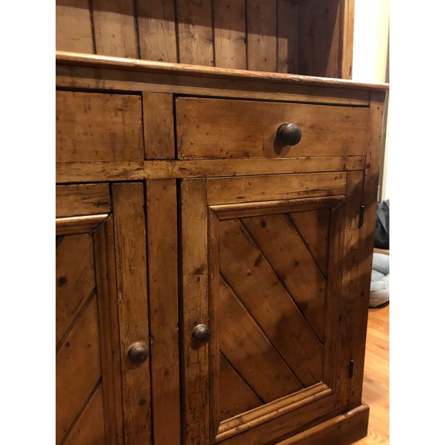 Antique Pine Hutch Sideboard Server Chairish