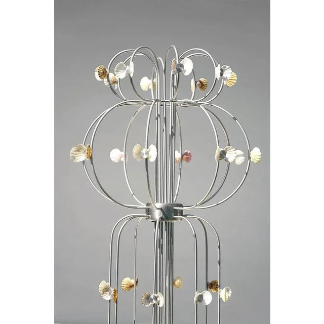 Not Yet Made - Made To Order Floor Lamp with the Shells in Metal and Aluminum by Touch with Eyes For Sale - Image 5 of 9