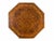 Wood Vintage Octagonal Coffee Table in Wood, Italy, Mid-20th Century For Sale - Image 7 of 9