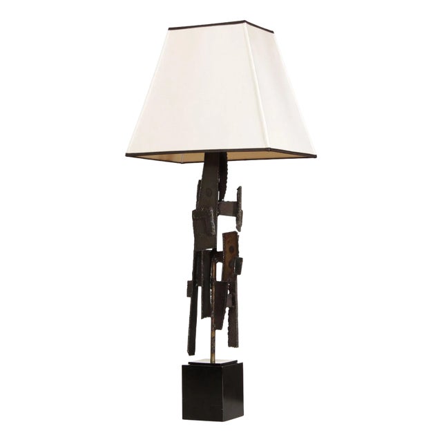 Harry Balmer Brutalist Table Lamp For Sale
