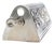 Toothpick Holder in Silver Relief For Sale