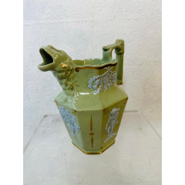 Ceramic Antique Ceramic Pitcher For Sale - Image 7 of 7