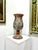 Price reduced $300. Now only $990! Lovely tall vase using the Murrine method of Murano Glass. Signed by the Artist.
