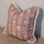Penny Morrison Killi Pink Floral Single Pillow With Brush Fringe For Sale In Greensboro - Image 6 of 7