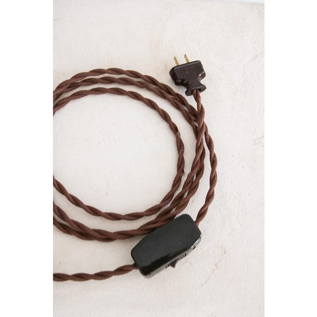 Mid 20th Century Vintage Wood Hat Mold Lamp For Sale - Image 5 of 5