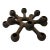 Vintage 1960s Danish Dansk Designs Quistgaard ‘Spider’ Cast Iron Candleholder, Atomic Era Style For Sale
