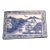 Mid 20th Century Chinese Blue and White Porcelain Rectangular Lidded Box Fd For Sale