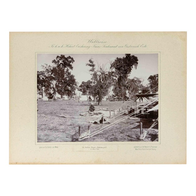Eduard Hodek Jun, Dakota Poli, Nepal, Vintage Photograph, 1893 For Sale