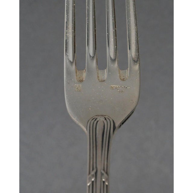 Silver Cutlery Service in Silver Plating from Ercuis, Set of 49 For Sale - Image 8 of 14