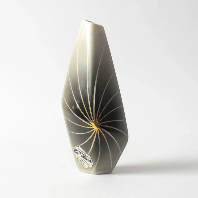 1950s Modernist Juwel Vase from Lindner, 1950s For Sale - Image 5 of 9